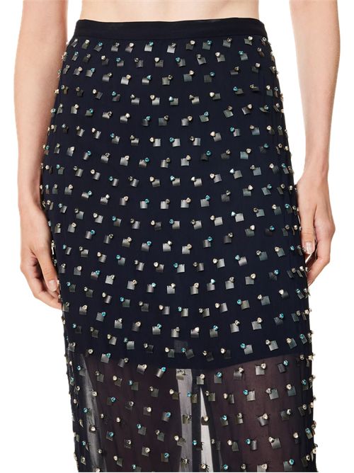 Gonna in tessuto impreziosito Dries Van Noten Sokna DRIES VAN NOTEN | 0108702314509